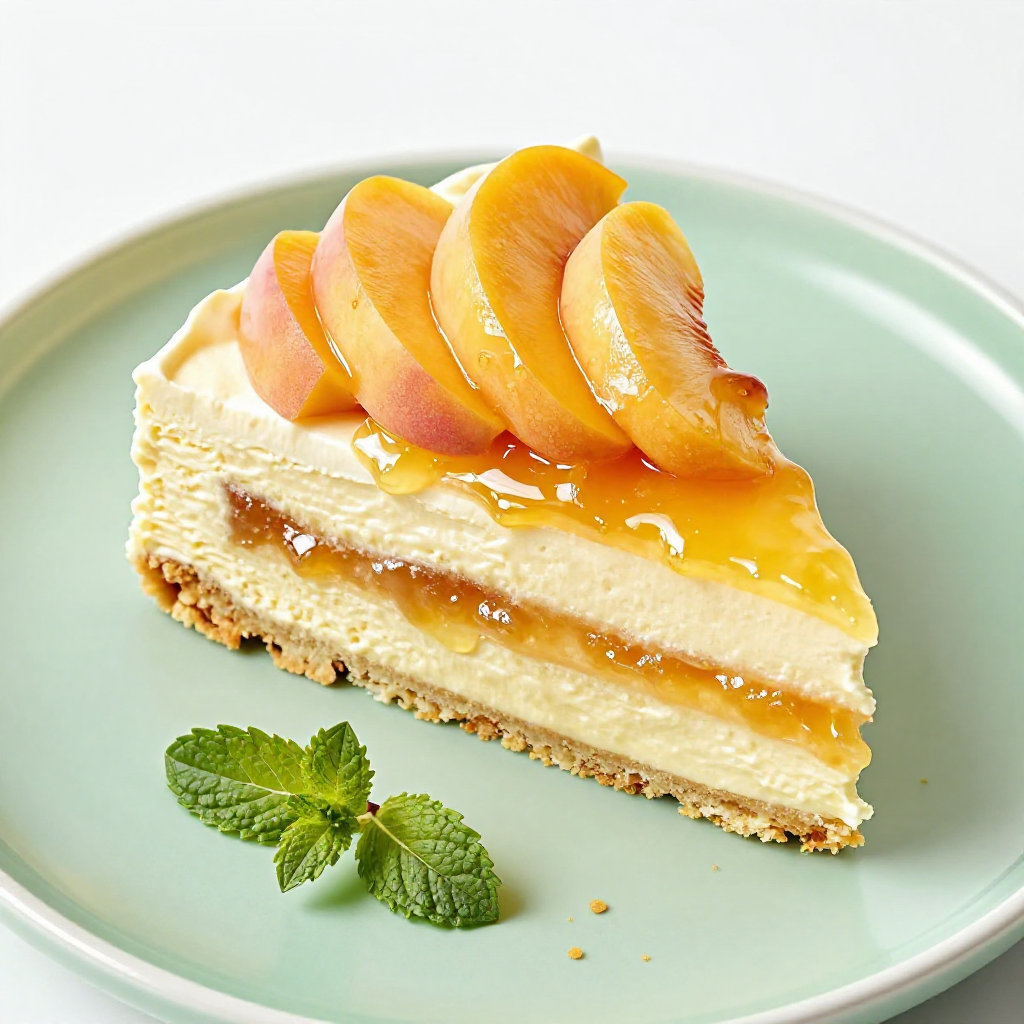 Peach Refrigerator Cake
