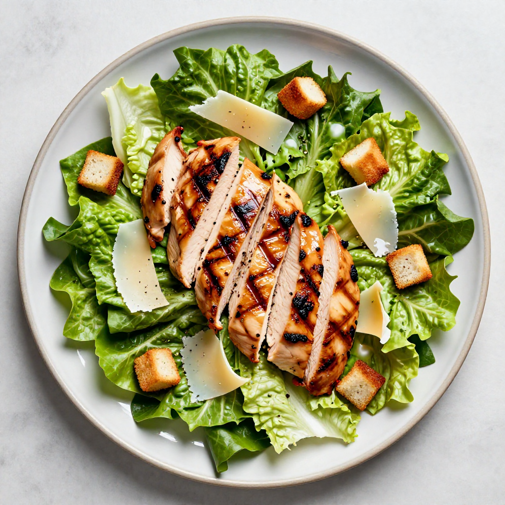 Easy Chicken Caesar Salad