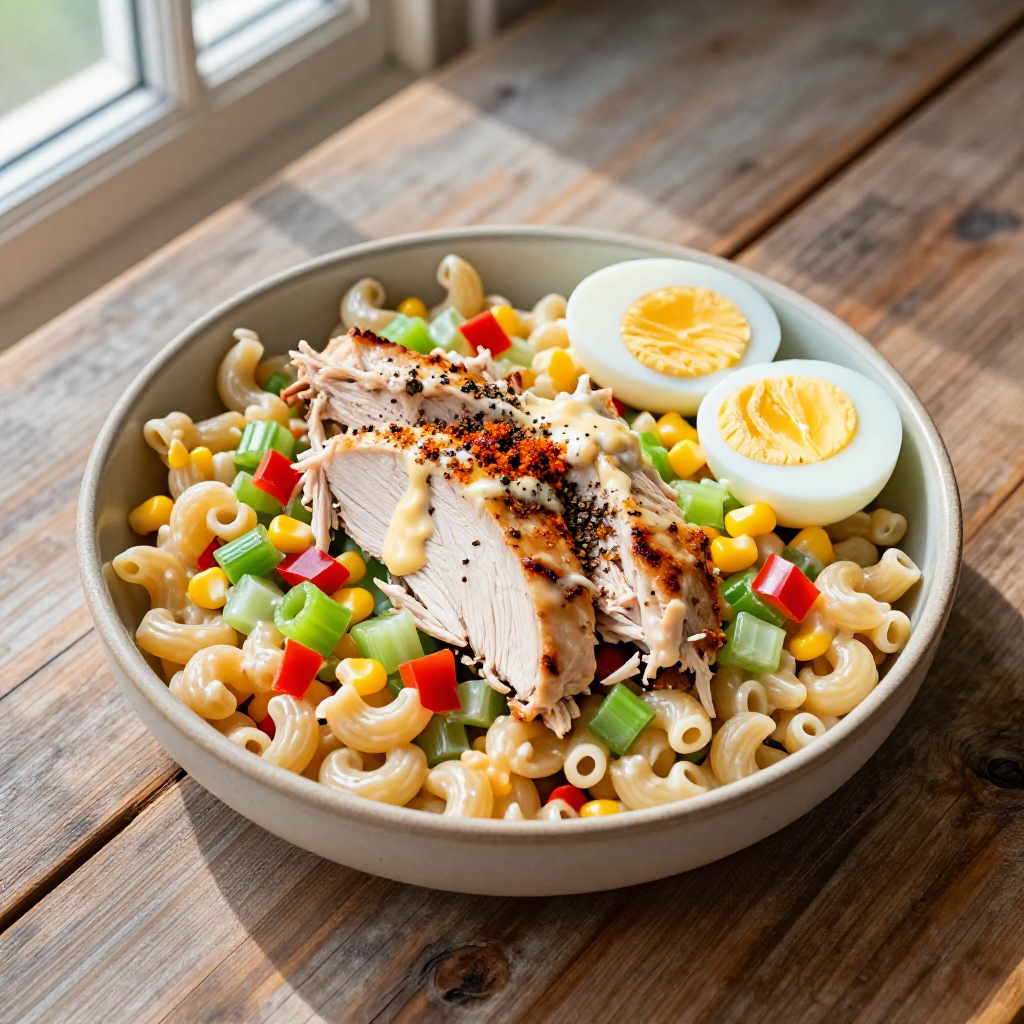 Father's Day Chicken Macaroni Salad