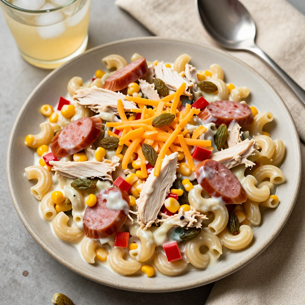 Filipino Chicken Macaroni Salad