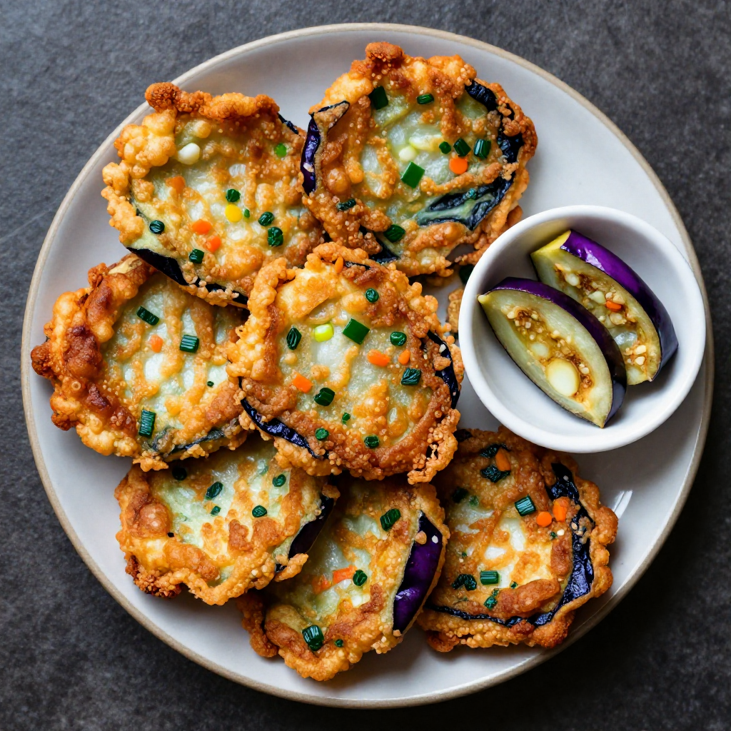 Fried Eggplant (Crispy Fritters / Talong Okoy)