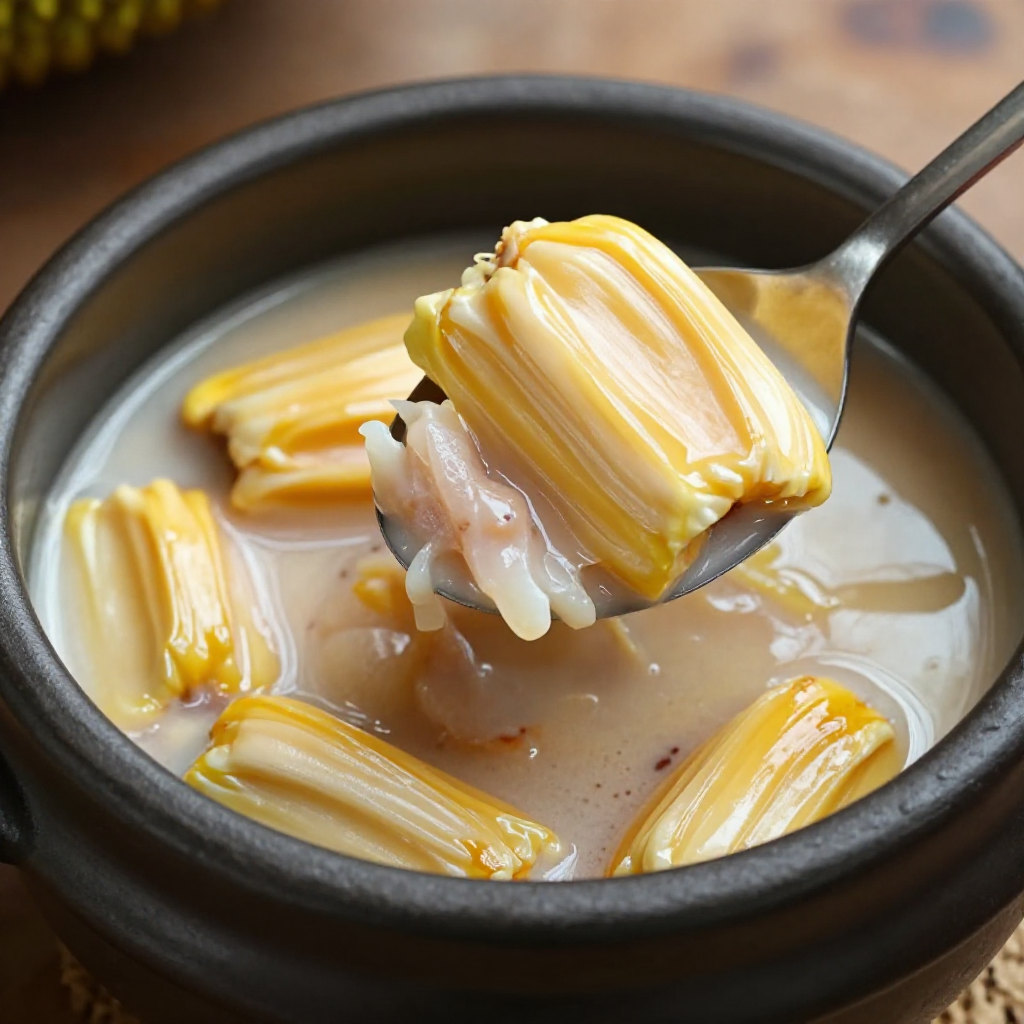 Ginataang Langka with Dilis