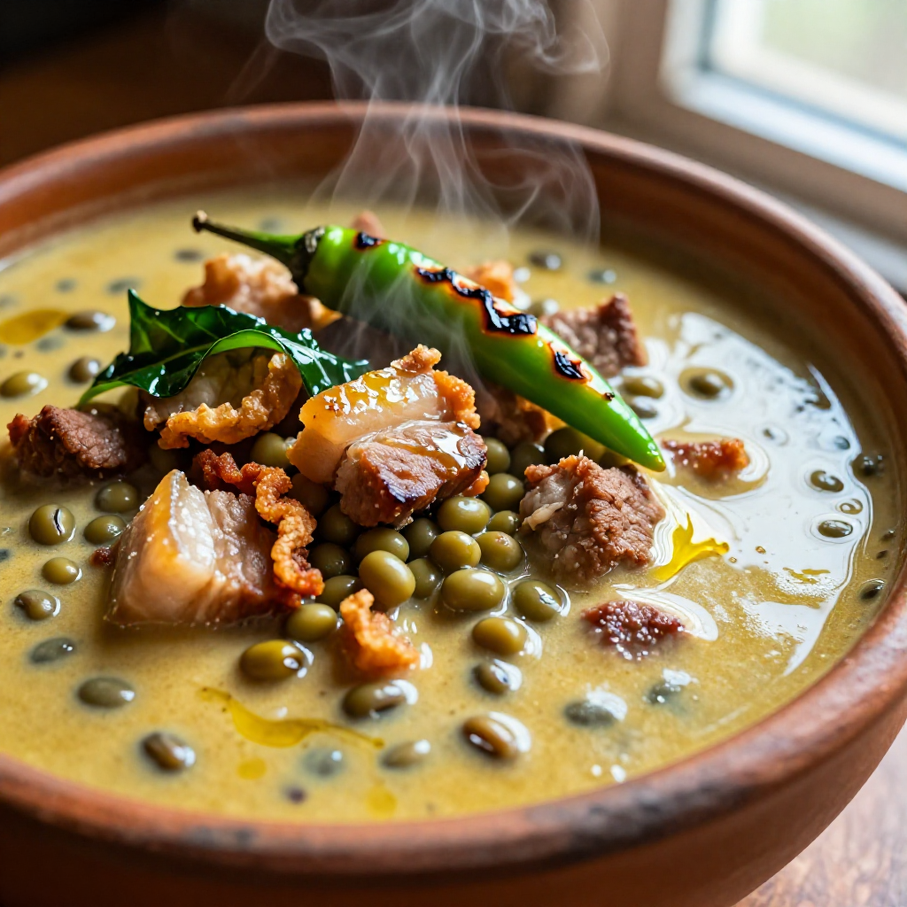 Ginataang Monggo with Pork