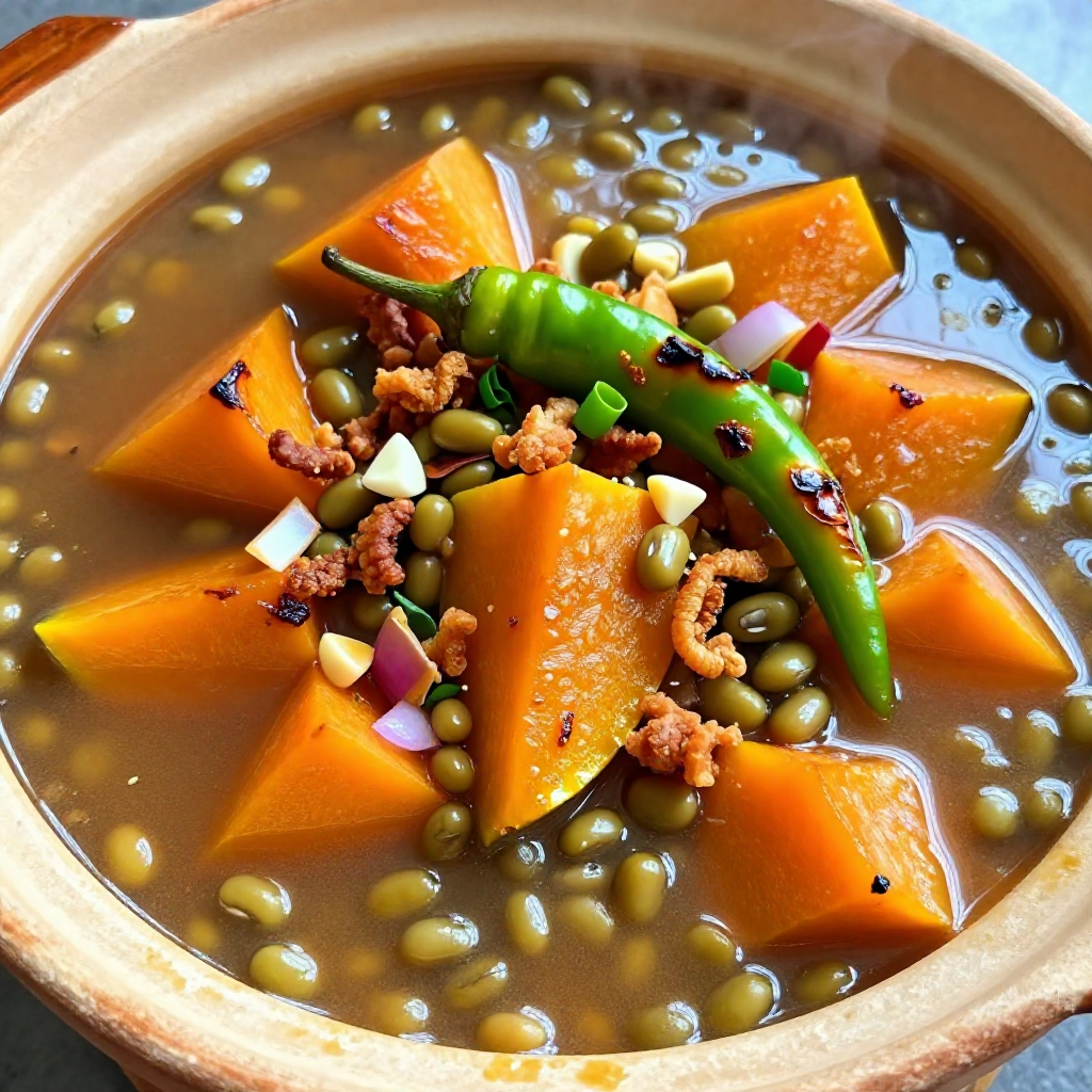 Ginisang Monggo with Kalabasa