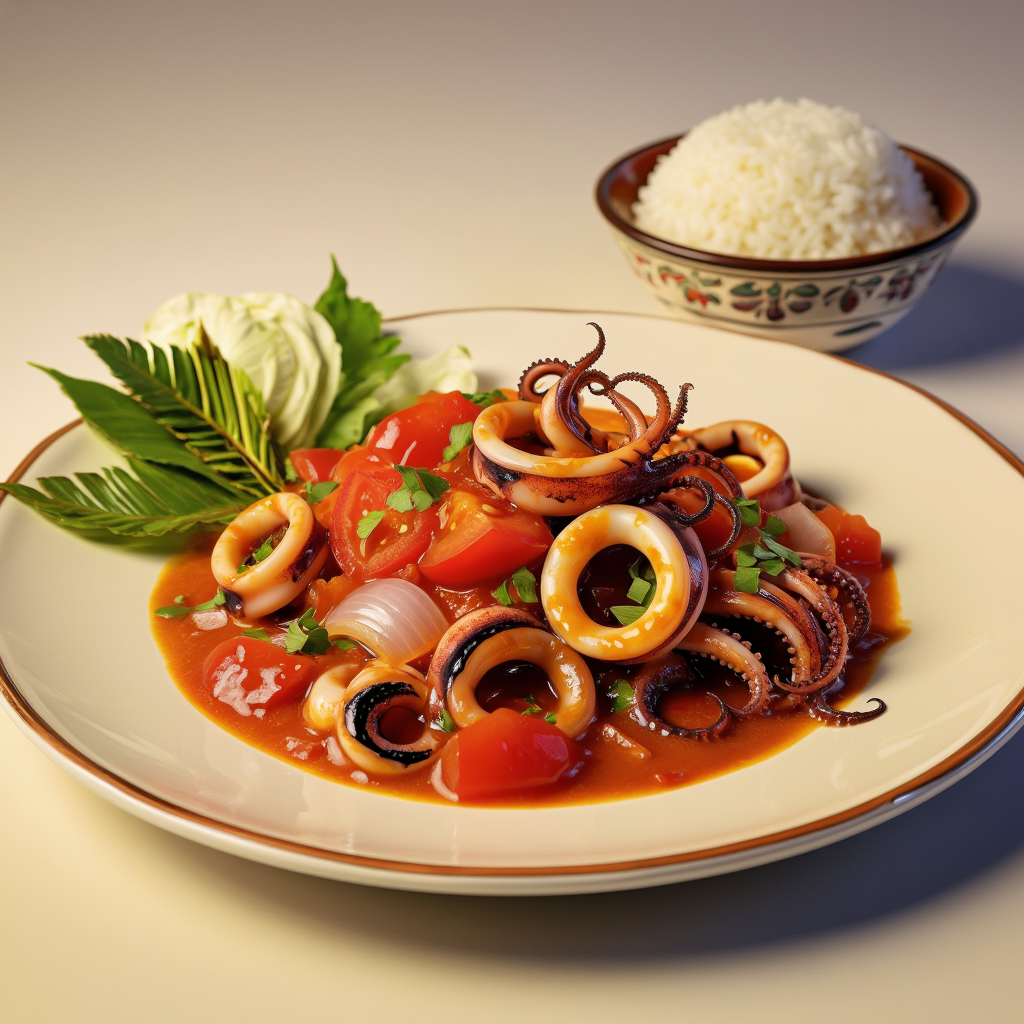 Ginisang Pusit