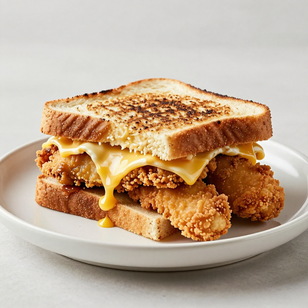 Grilled Cheese Sandwich and Chicken Tenders