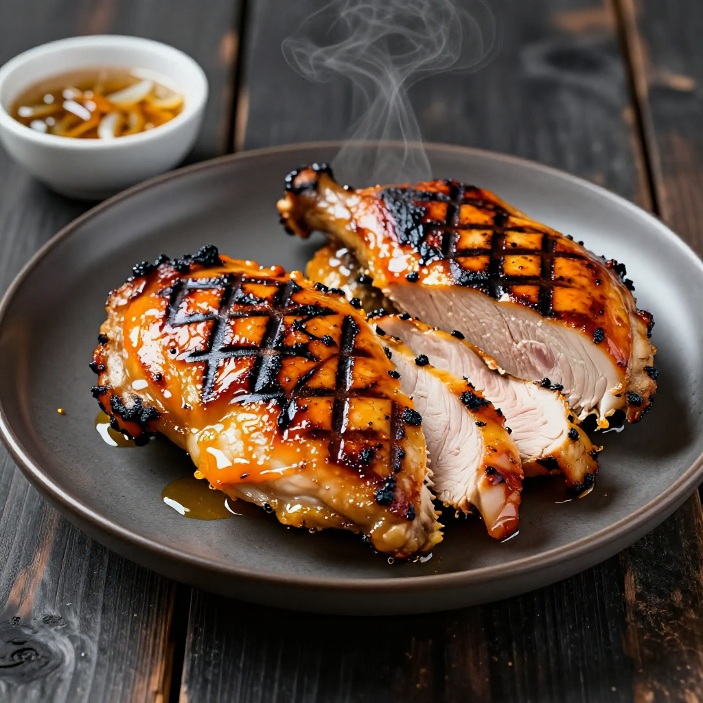 Beer Marinated Grilled Chicken Breast Inasal