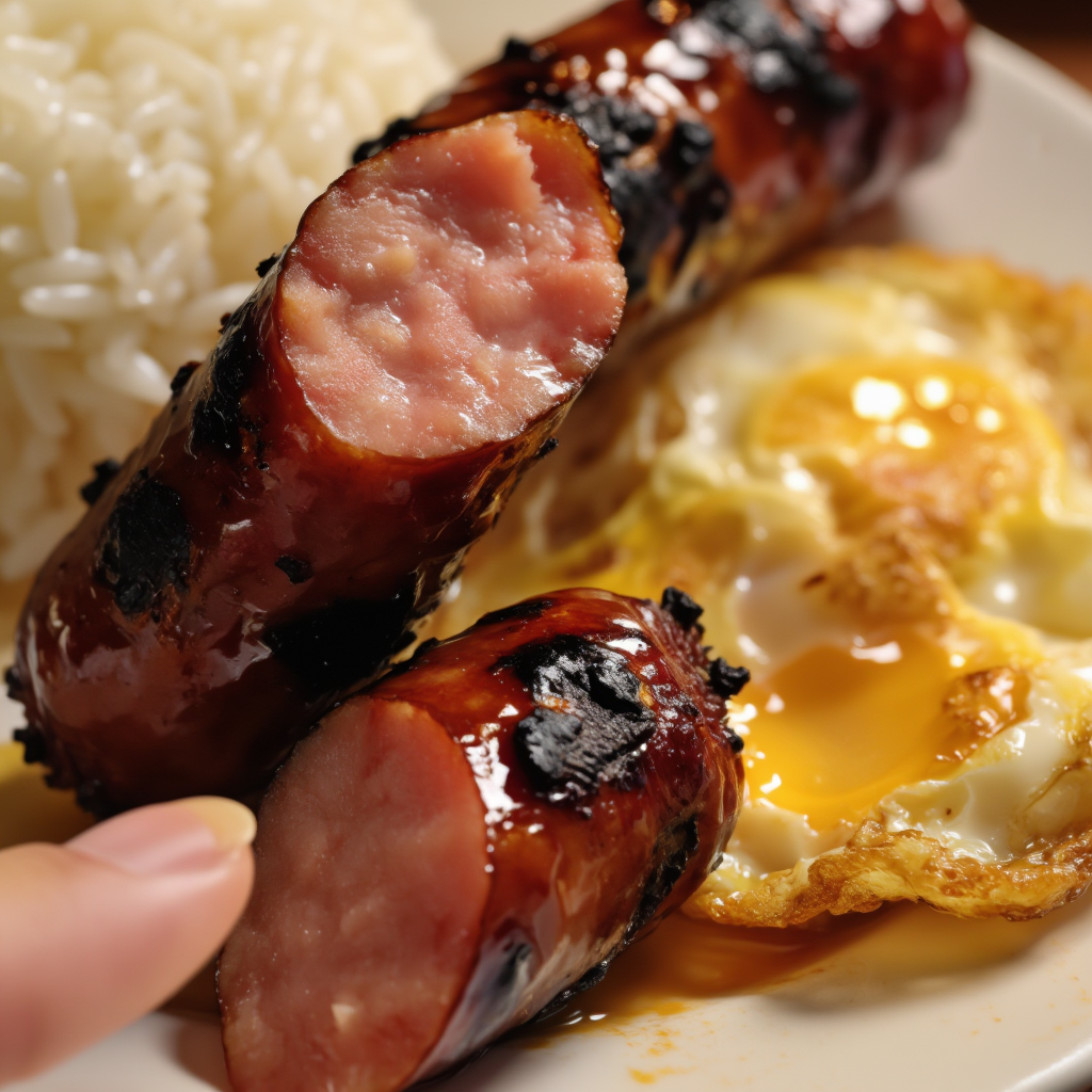 Grilled Filipino Sweet Sausage