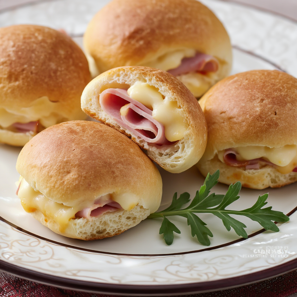 Ham and Cheese Bread Rolls