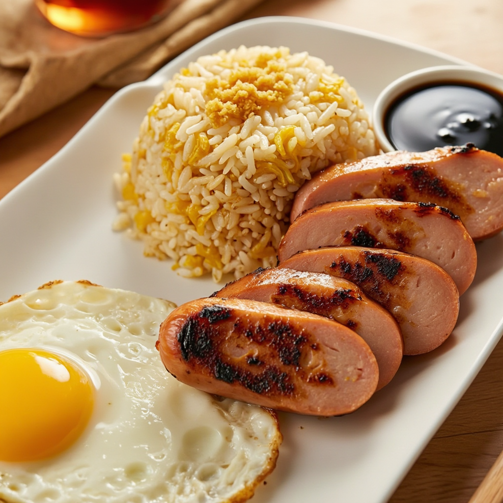 Hotsilog (Hotdog Sinangang at Itlog)