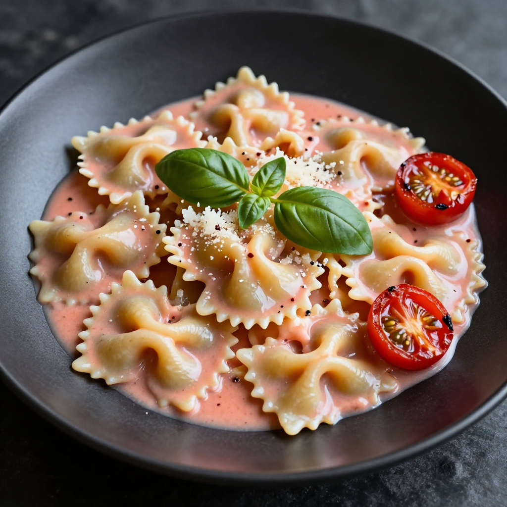 Bow Tie Pasta with Vodka Sauce