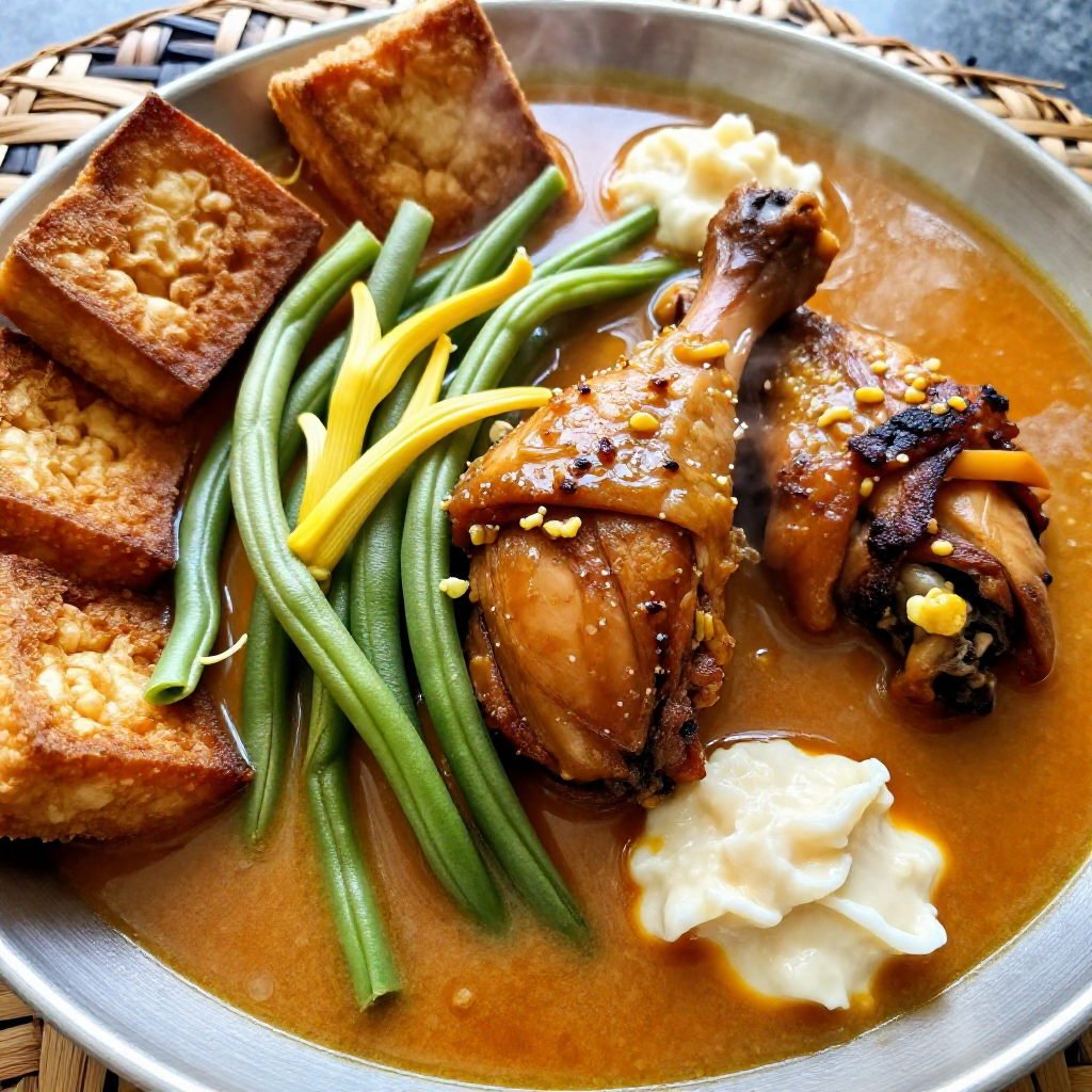 Chicken Kare-kare sa Gata