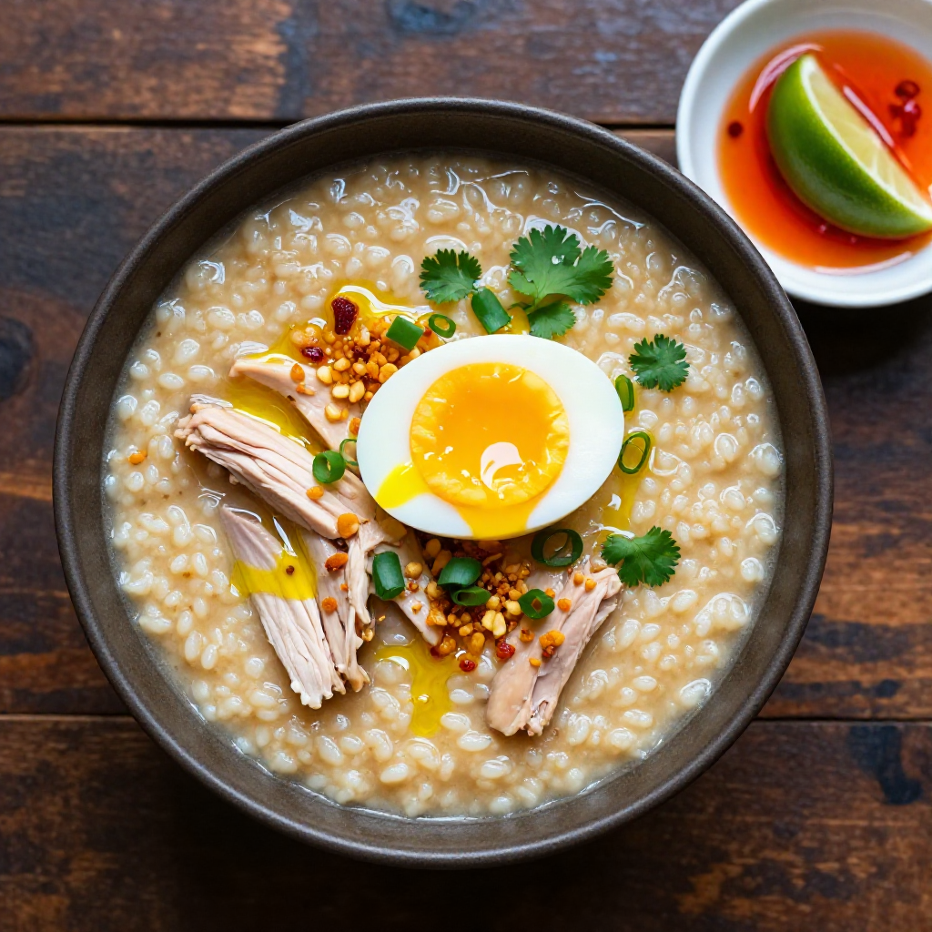 Filipino Chicken Arroz Caldo