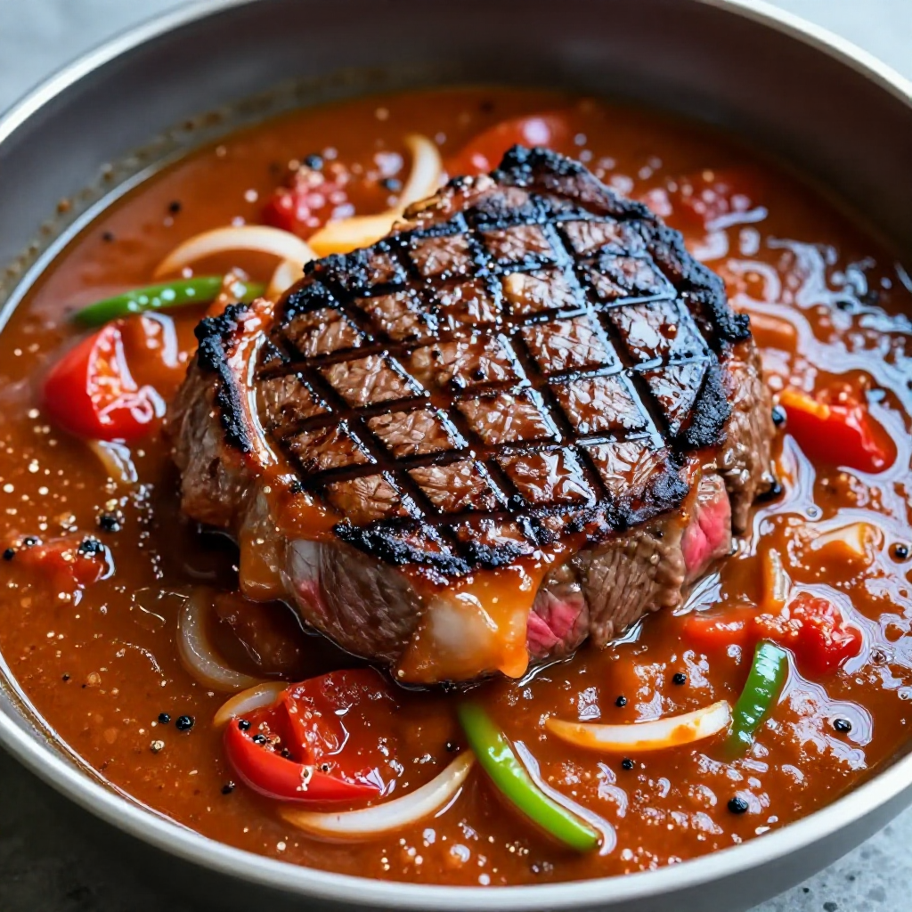 Round Steak in Criolla Sauce