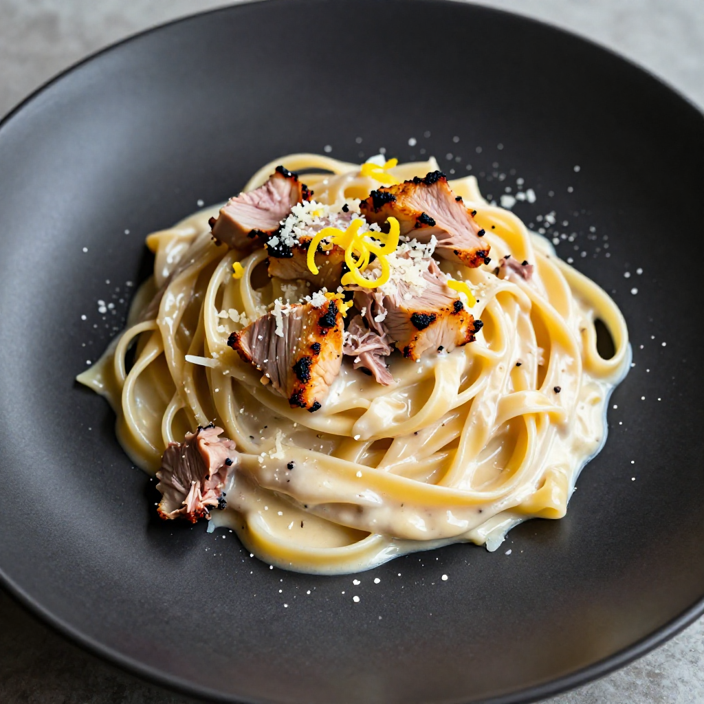 Tuna Pasta Alfredo