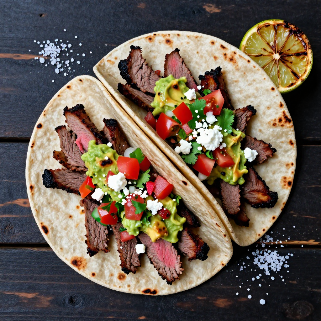 Soft Beef Tacos (Carne Asada)