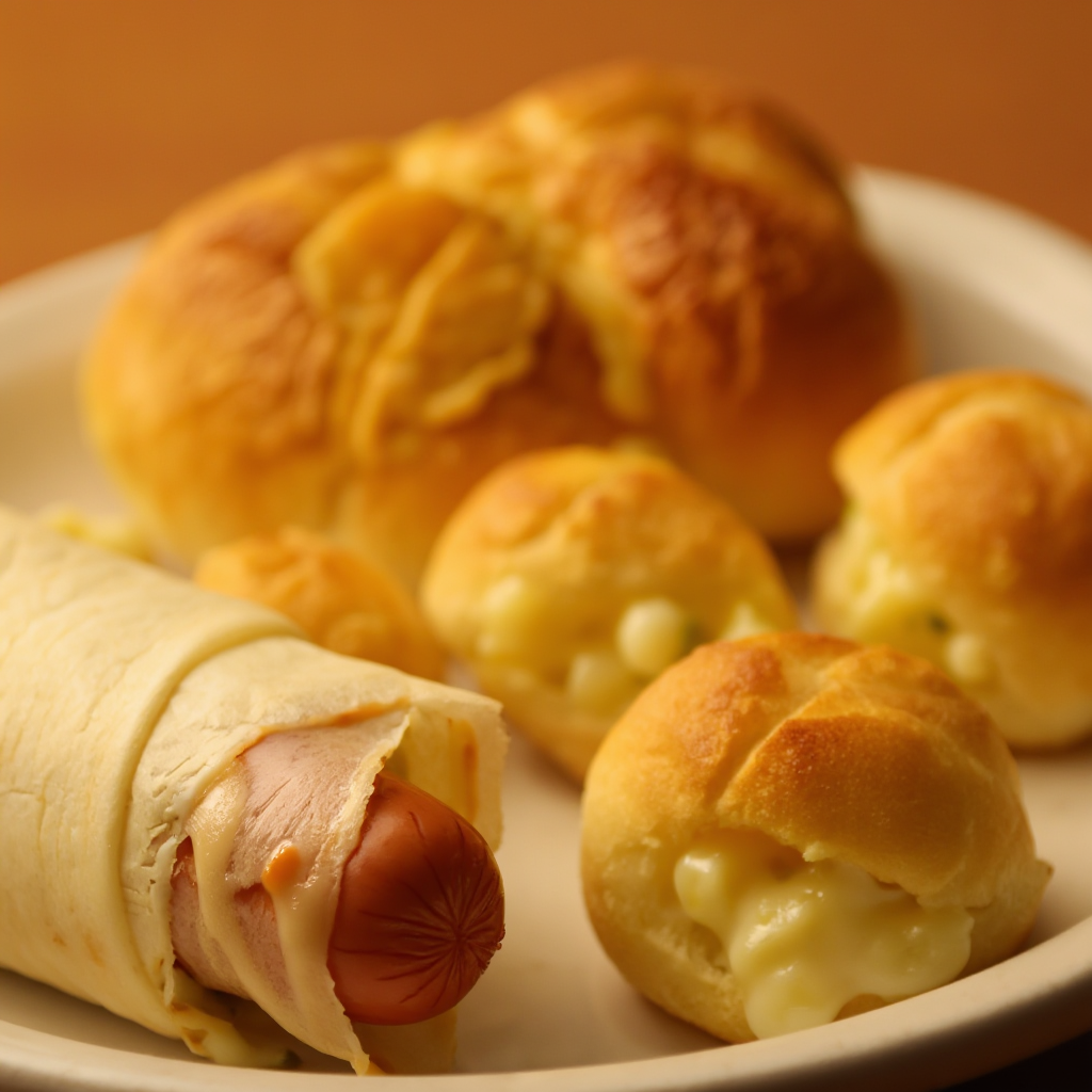Idol Cheesedog Bread Roll and Bites