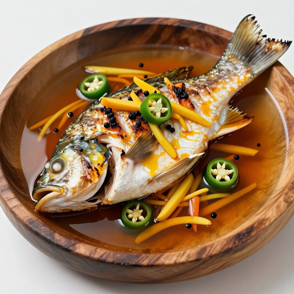 Inun unan  (Fish cooked in Vinegar)
