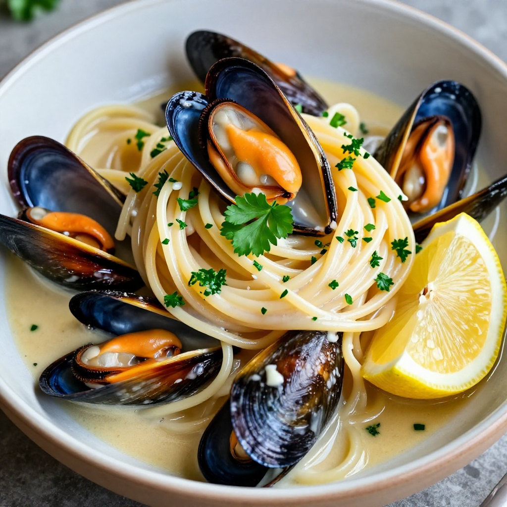 Linguine with Mussels