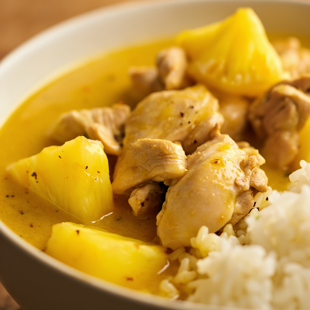 Malapot na Pininyahang Manok