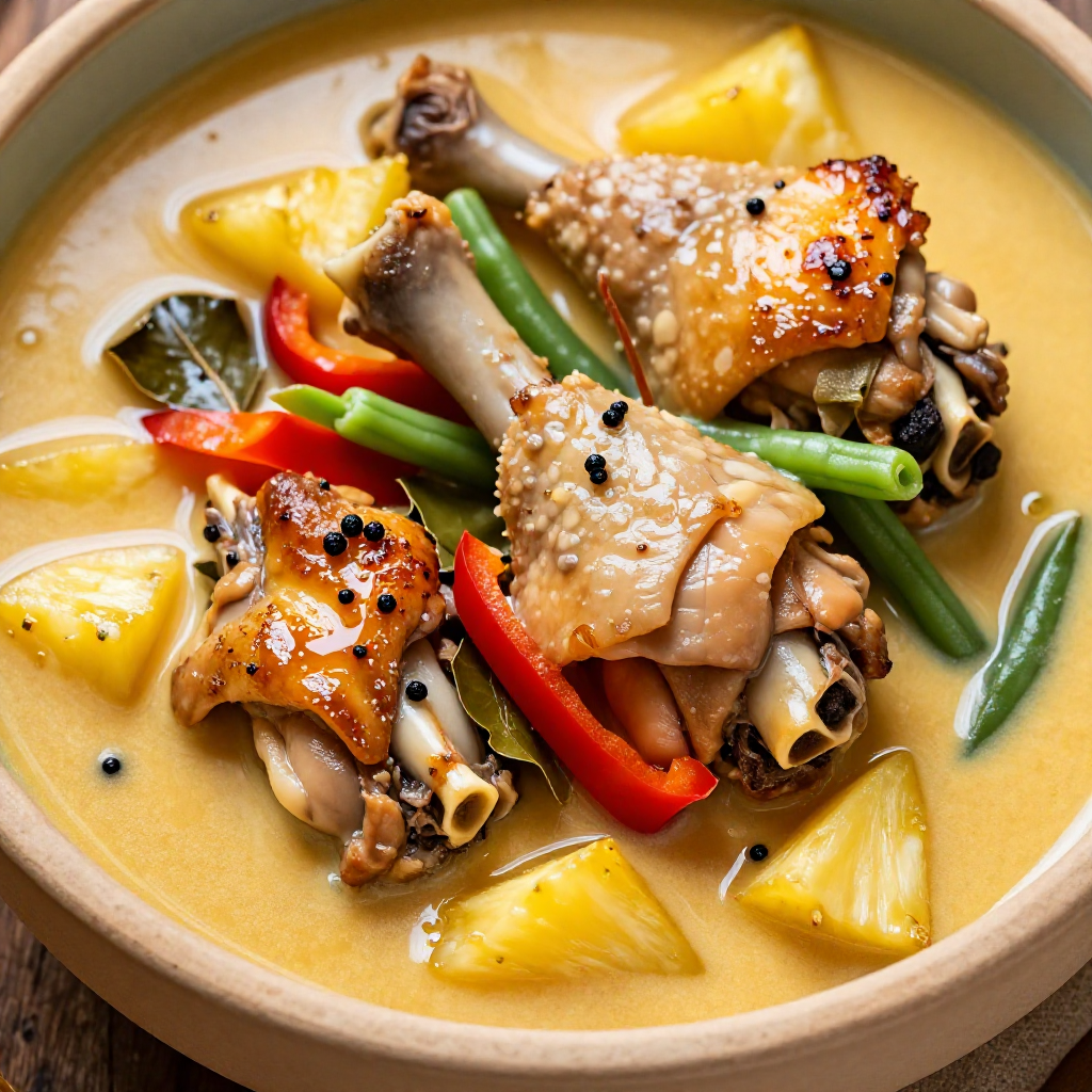 Malapot na Pininyahang Manok