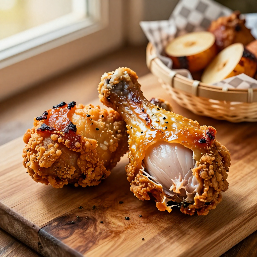 Max’s Style Fried Chicken with Kamote Fries