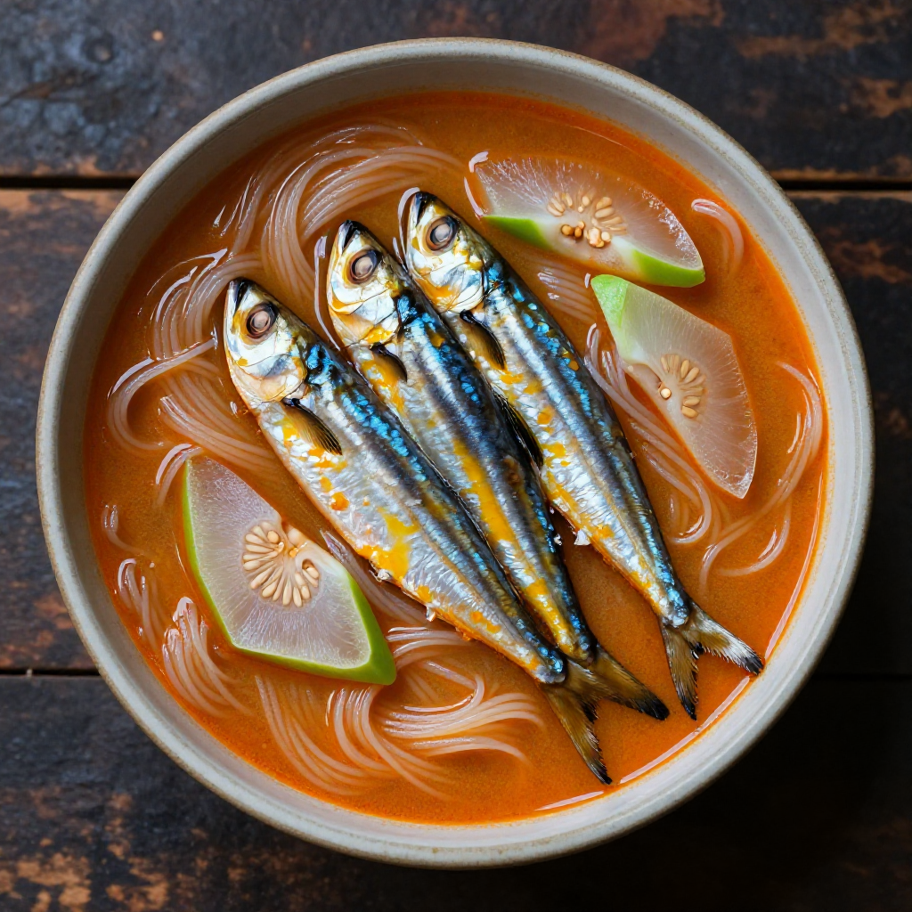Sardines with Misua and Patola
