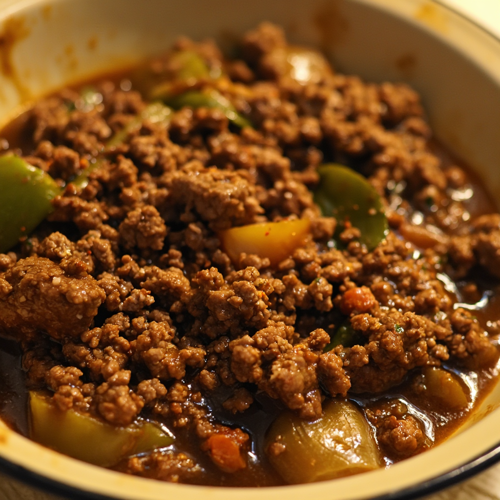 Misua with Ground Beef and Zucchini Soup