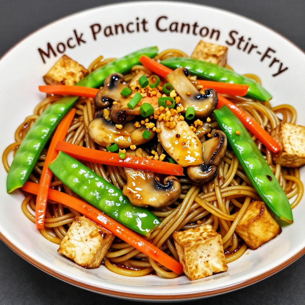 Mock Pancit Canton Stir-Fry