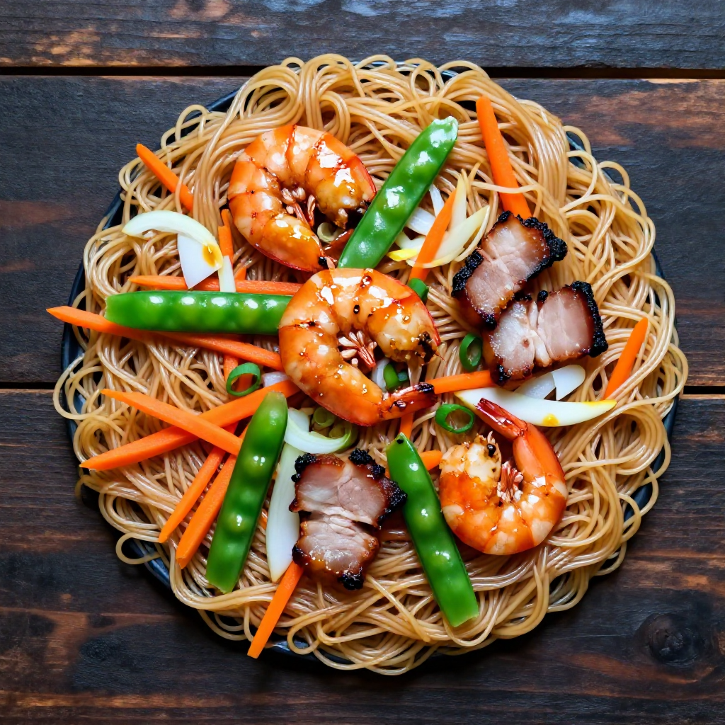 Pancit Canton at Bihon