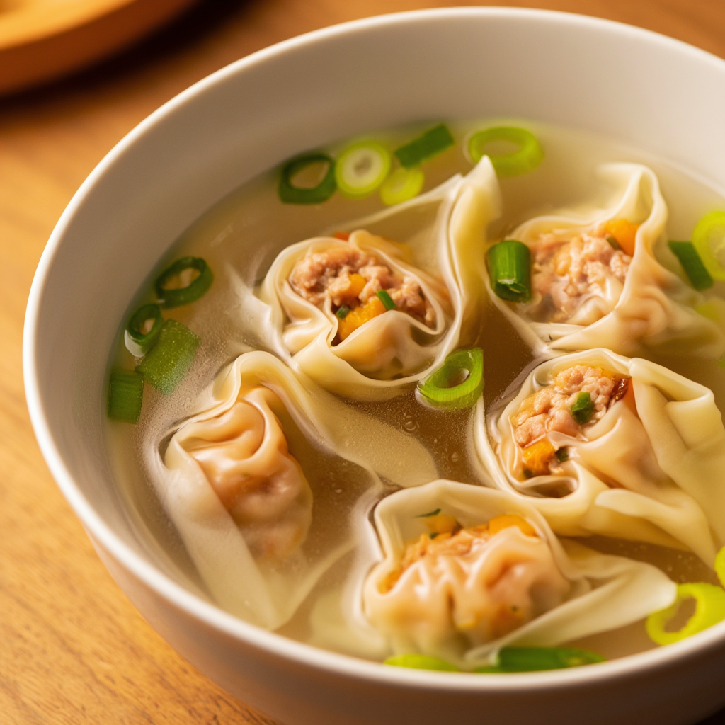 Pancit Molo Soup