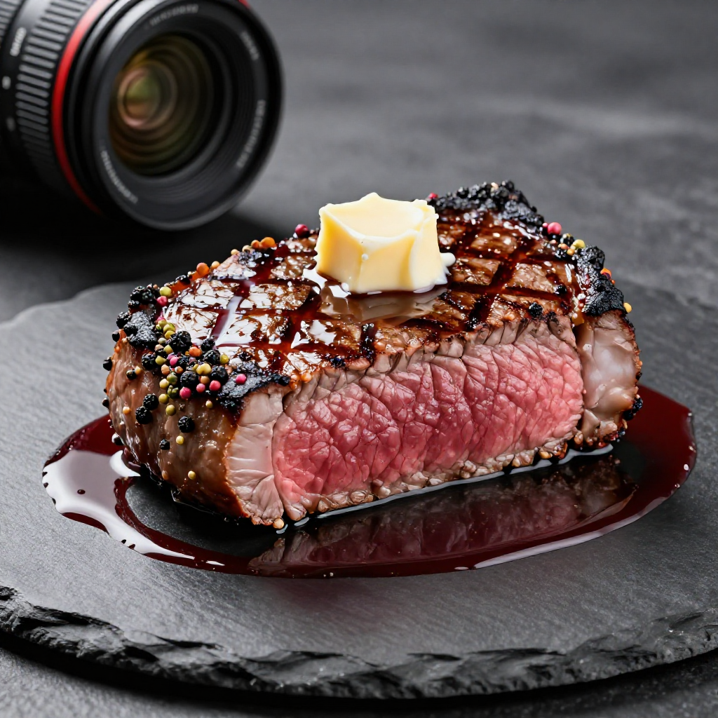 Pepper Crusted Filet Mignon