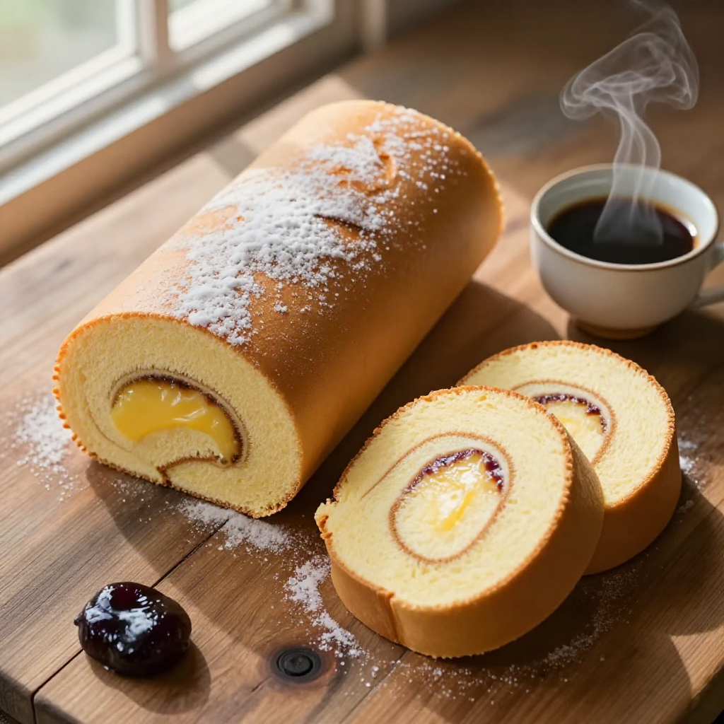 Pianono (Filipino Sponge Cake Roll)