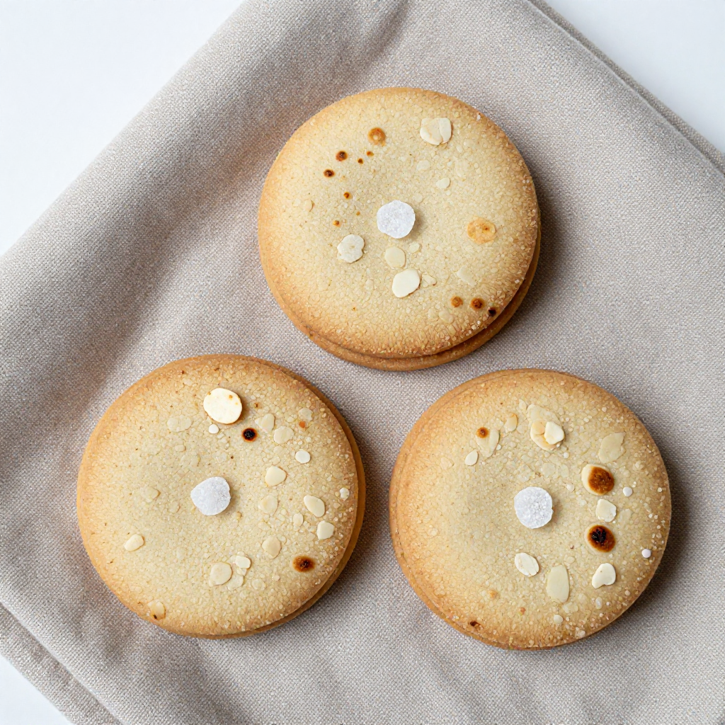 Pinipig Shortbread Cookies