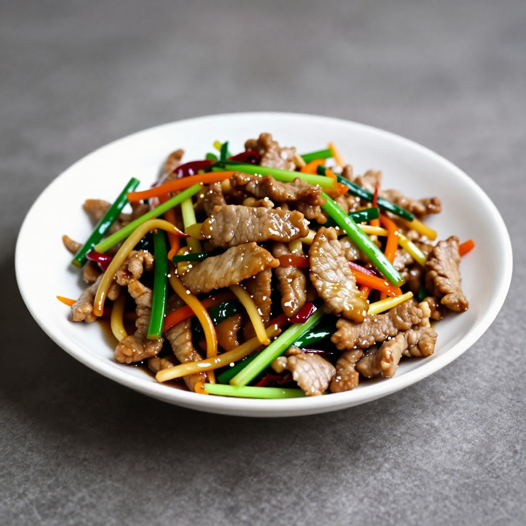 Pork and Scallion Stir Fry