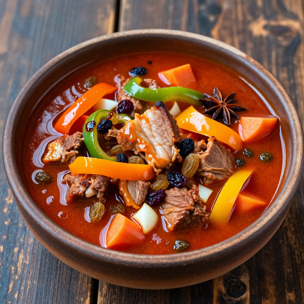 Pork Menudo with Bell Pepper