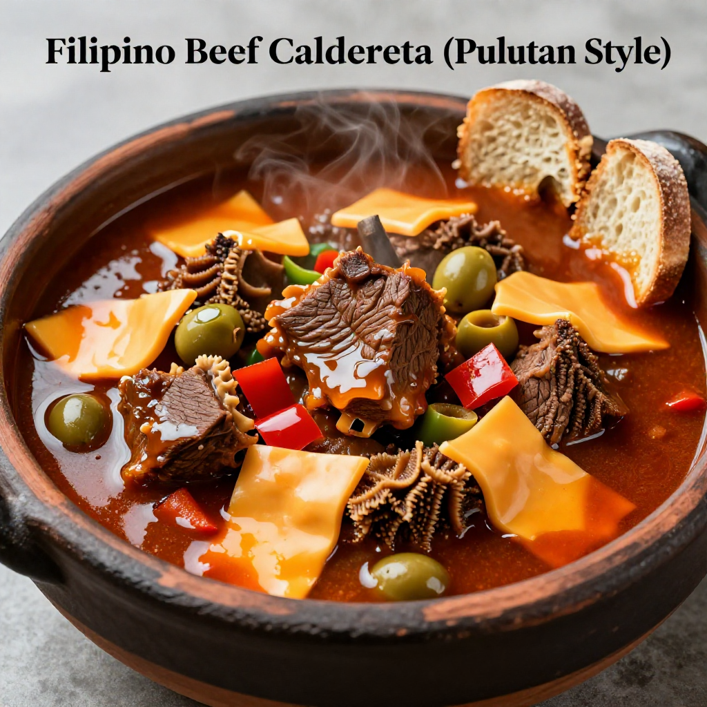 Filipino Beef Caldereta (Pulutan Style)