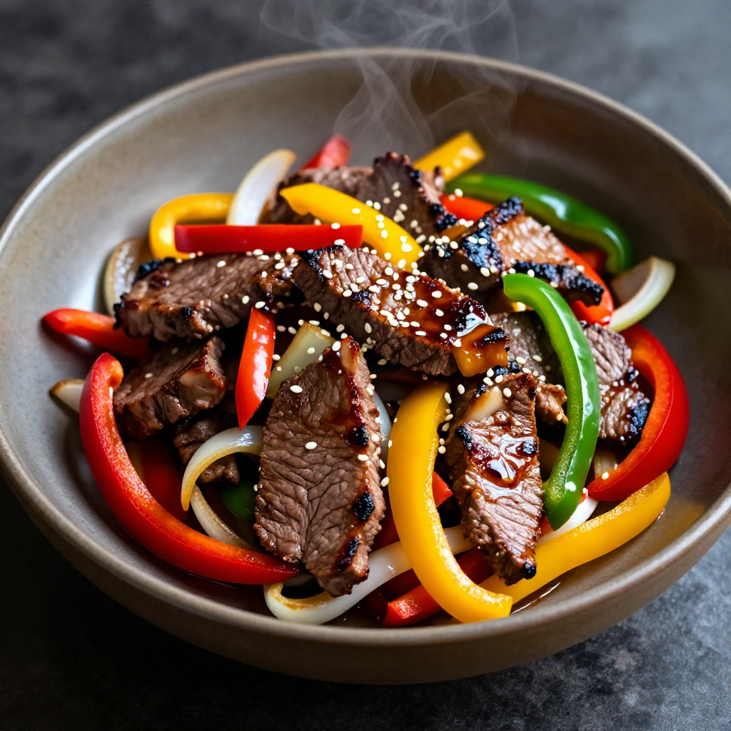 Quick and Easy Beef and Pepper Stir Fry