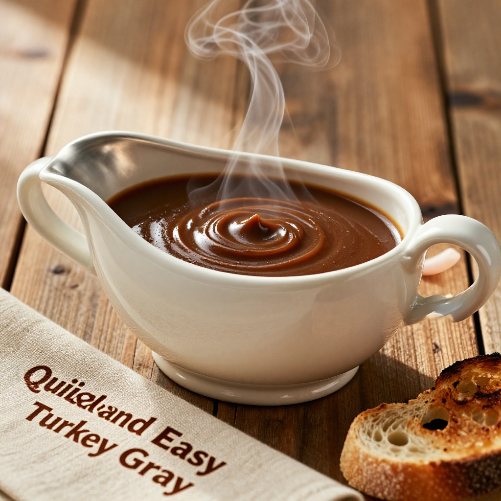 Quick and Easy Turkey Gravy