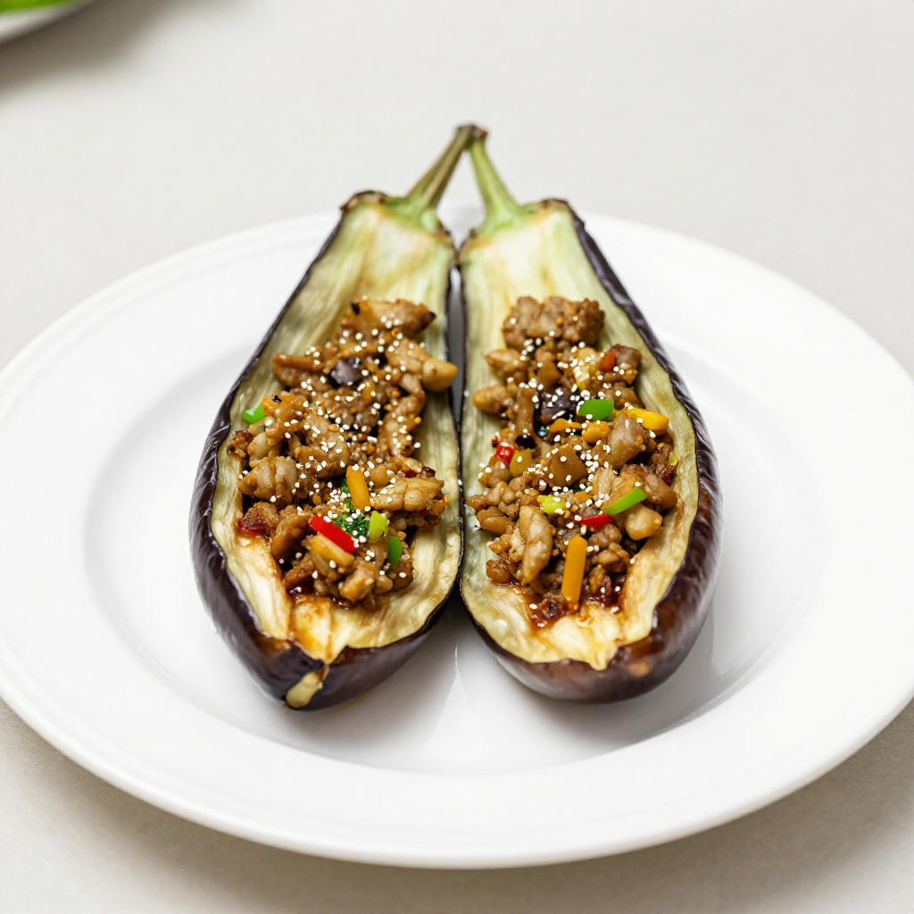 Rellenong Talong (Stuffed Eggplant)