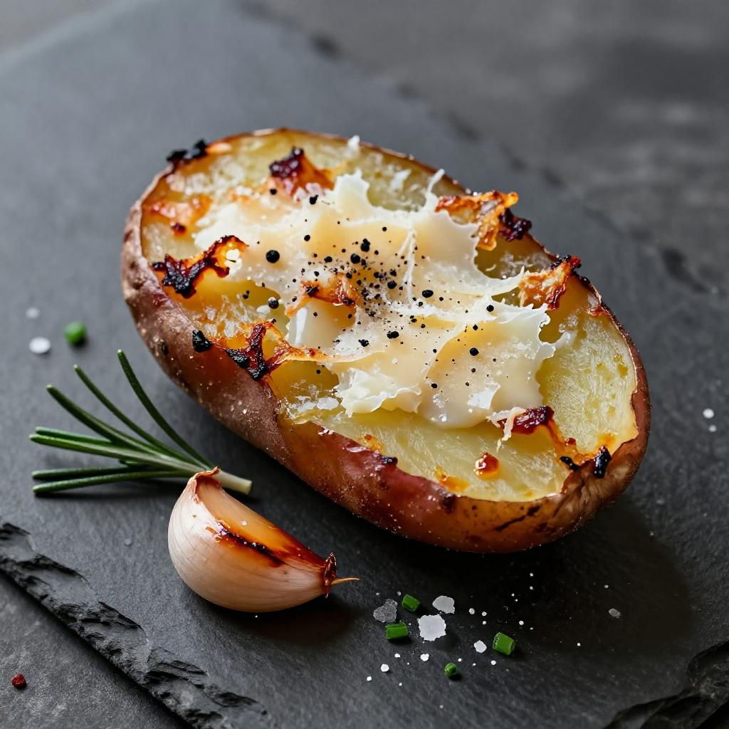 Roasted Garlic Parmesan Red Potato