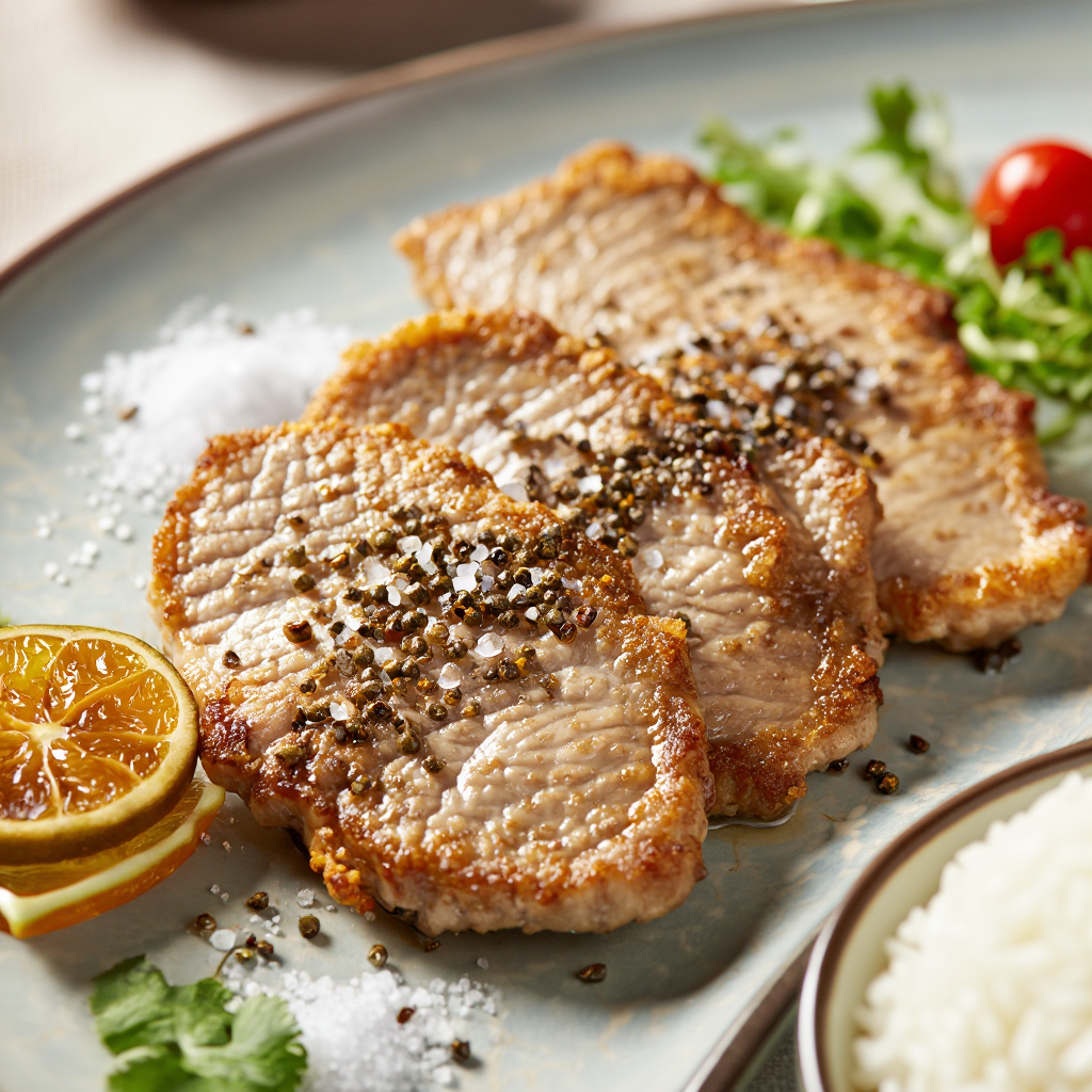 Salt and Pepper Pork Chops