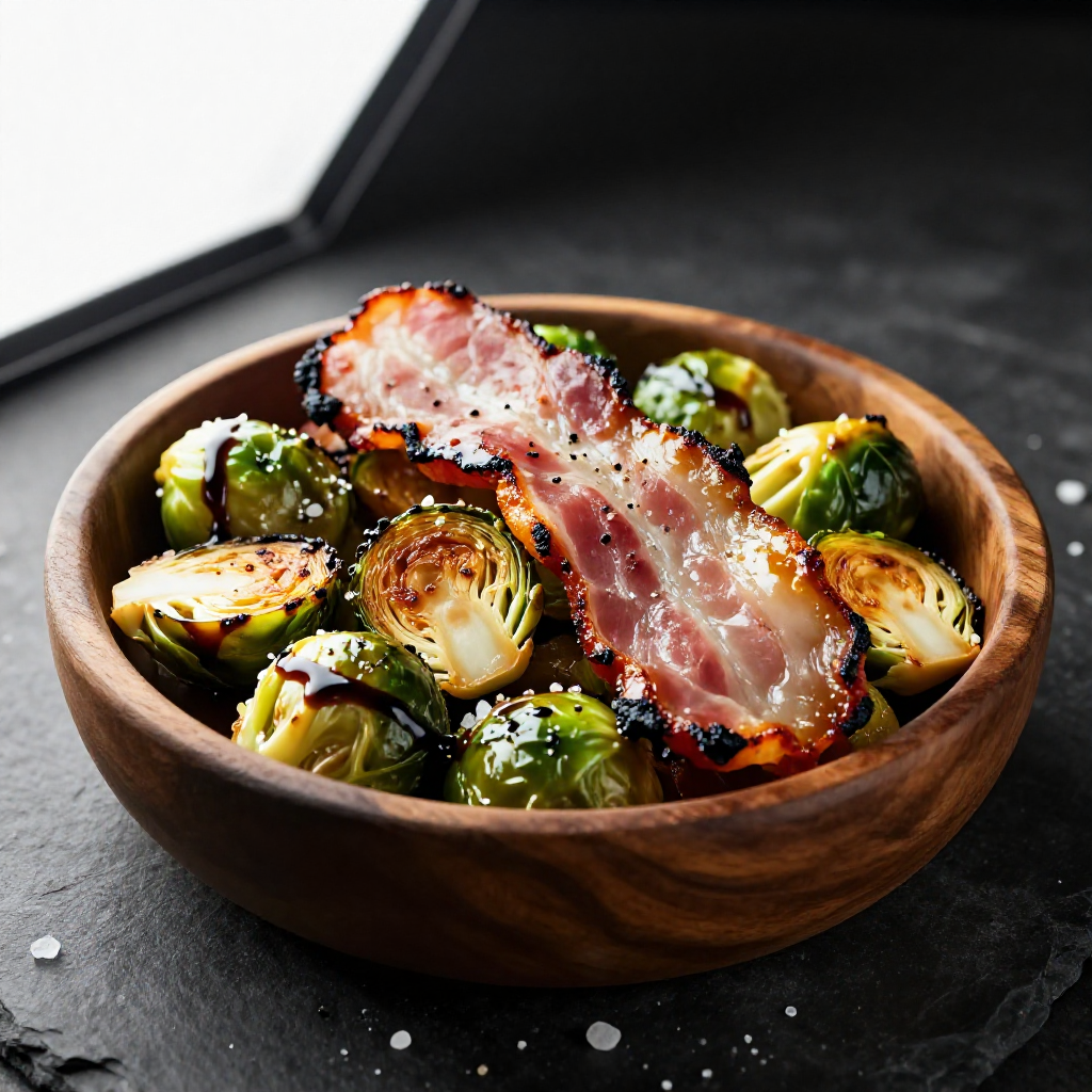 Sauteed Brussels Sprouts with Bacon
