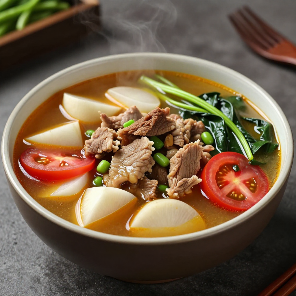 Sinigang na Buto buto with Gabi
