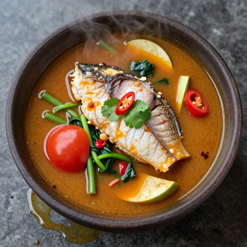 Sinigang na Lapu lapu sa Miso