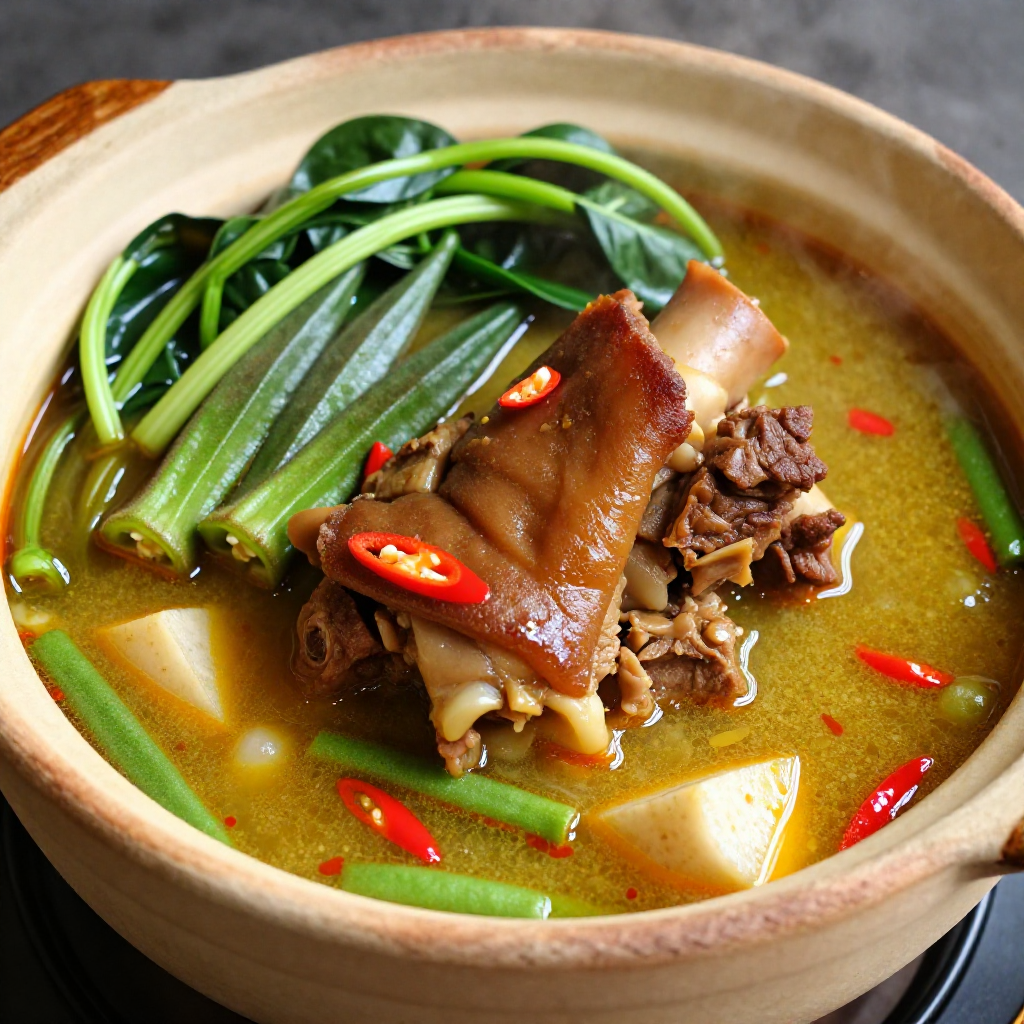 Sinigang na Pata with Gabi