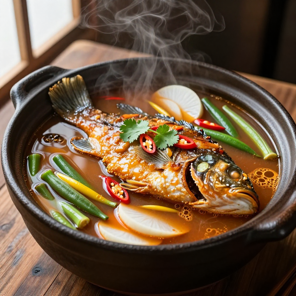 Sinigang na Tilapia sa Miso