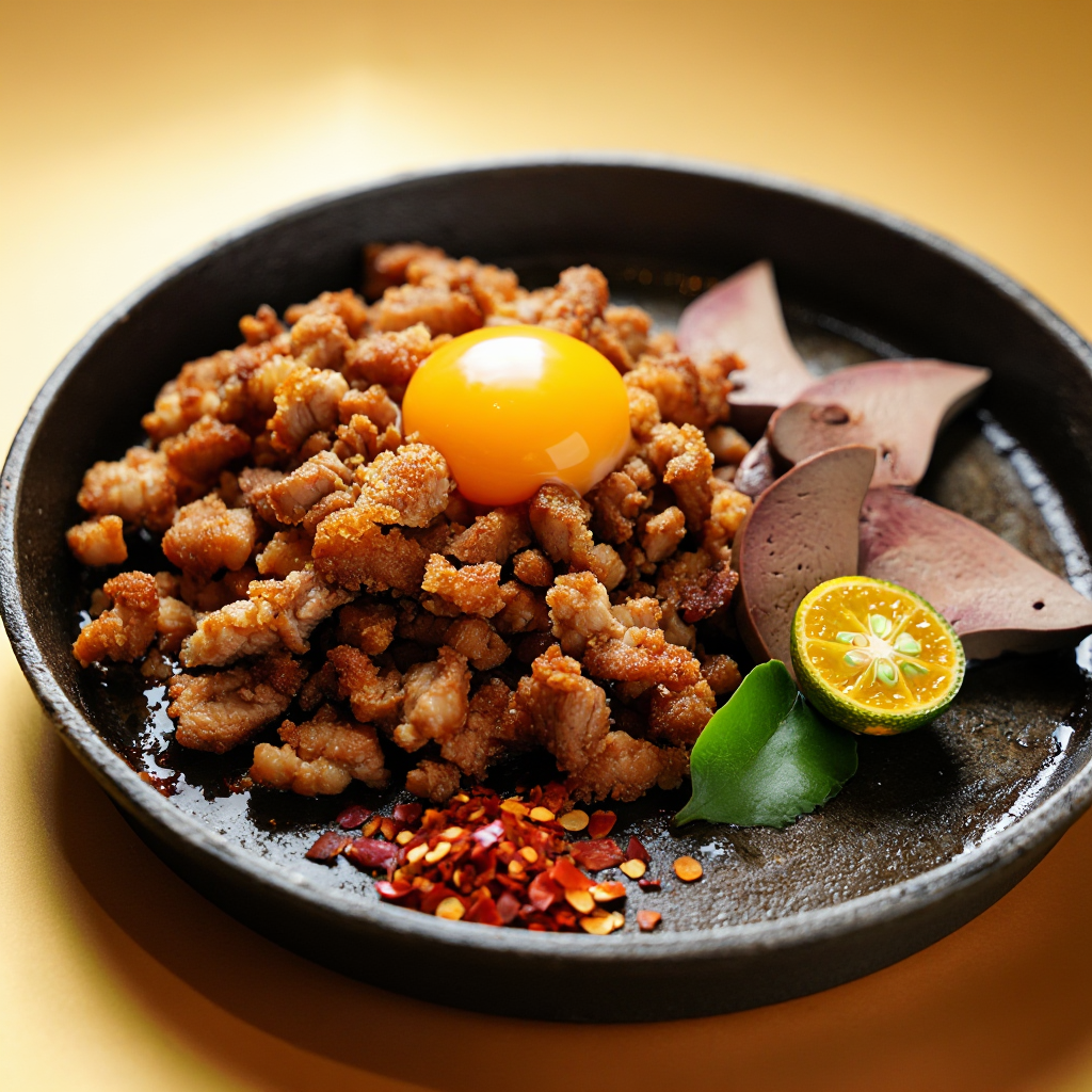 Sizzling Crispy Sisig