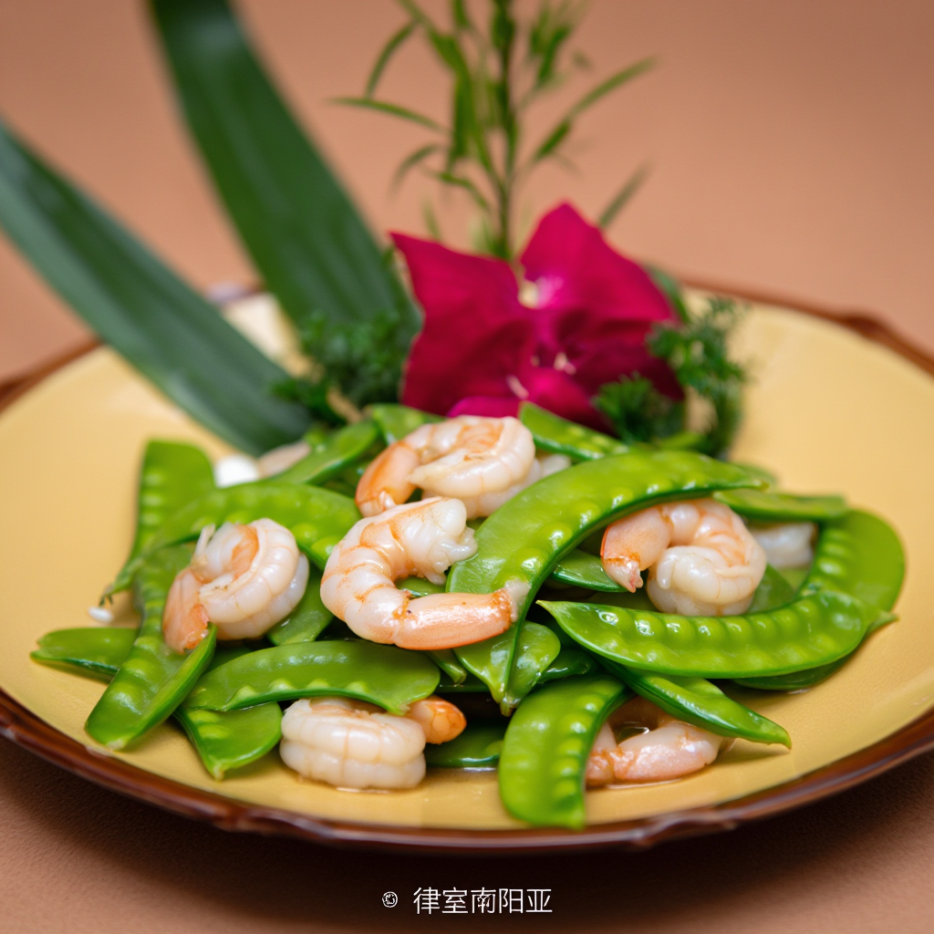 Snow Peas with Shrimp Stir-fry