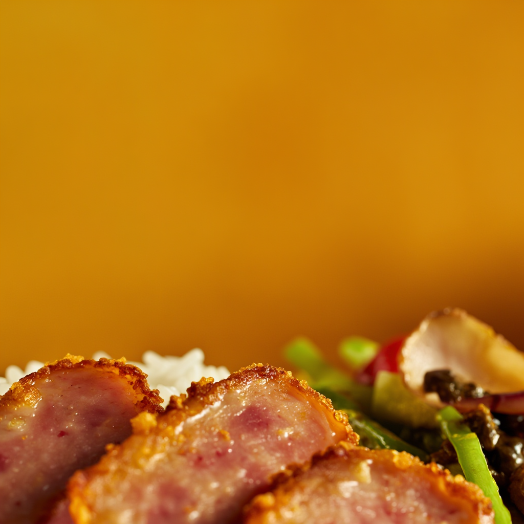Spam and Egg Sandwich